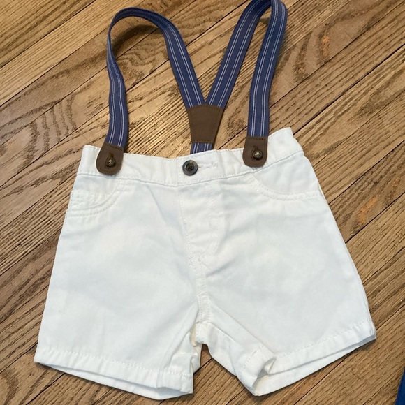 Navy Shorts with Blue Whale Print - Picture 4 of 6